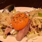 ミートチョップス - 新鮮レバーのゴマ塩ネギまみれ￥580