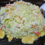 お好み焼き 福竹 - ミックスチーズ