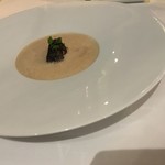 Les Amis - マッシュルームのスープとフォアグラ