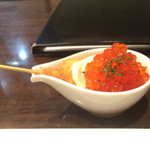 創作串揚 つだ - サーモンにイクラ