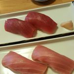 すし重 - 向う・赤身/手前・中トロ