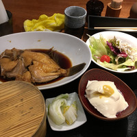 魚感うえさき - カワハギの煮付け  肝も美味しくいただきました
