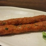 イーマサラ - シークカバブ２本、３７０円。