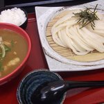 極楽うどん TKU - MKカレーつけ麺（小ごはん付き） （￥990）