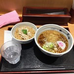 そばいち - 恵比寿店限定鯛ご飯たぬきセット650円