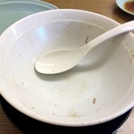 麺屋 つるる - うっかりスープを完飲（汗）