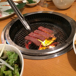 炭焼 金竜山 - ワサビカルビ