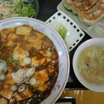 餃子の福来 - マーボー豆腐ランチ