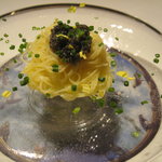 リストランテASO - カッペリーニ(極細の冷製パスタ)のたっぷりキャビアのオリーブオイル仕立て