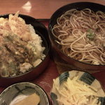 Soba Dokoro Ichigen - イカ天丼セット