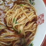 朱華楼 - 中華そばの麺の状態(2017.04.26)