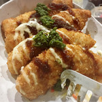 Happy likeaHONEYBEE - ヘルシーチキンのササミ揚げ@ぷりぷりの柔らかいササミにパクチーソース