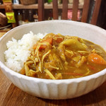 Happy likeaHONEYBEE - Vegeカレー@私が食べたものではなく撮らせてもらいました^^;お肉ではなくお麩が入ってます