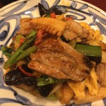 中華風家庭料理 ふーみん - ふーみん(豚肉ときくらげの玉子炒め定食)