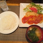 フランクテイスト - 日替りランチB（茨城産豚ロースの香味カツレツ）…税込850円