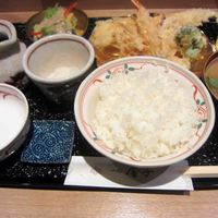 一心 金子 - 穴子と季節野菜の天ぷらめし