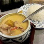 EVAN - ゲェーン･ペッ･ファクトン（ライス別\680）はかぼちゃと鶏肉のカレー