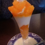 胡風居 - 清見オレンジのパフェ