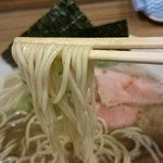 麺屋さくら - さくら咲く恋煮干ラーメン、硬麺