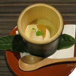 嵯峨沢館 - 栗豆腐