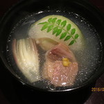 嵯峨沢館 - 冬瓜のすり流し