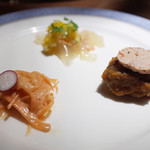 欧風バル・マザン - ランチの前菜3種