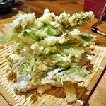天ぷら処 こさか - 山菜天ぷら盛り合わせ
