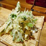 天ぷら処 こさか - 山菜天ぷら盛り合わせ