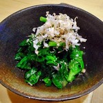 天ぷら処 こさか - 菜ノ花お浸し