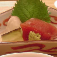 露庵 菊乃井 木屋町店 - 造り　天鯛　よこわ。