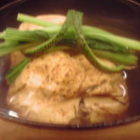 露庵 菊乃井 木屋町店 - お椀　湯葉真上。