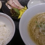 つけ麺一燈 - 山形地鶏の塩そば(夜の部)