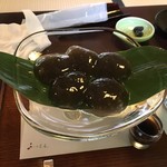 茶寮 宝泉 - 生わらび餅アップ