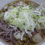 山形蕎麦 つるや - 冷たい肉そば美味しいです