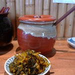 がむしゃら 奈良 - 入れ放題の高菜