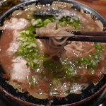 がむしゃら 奈良 - やわ細めん、葱・背脂多目