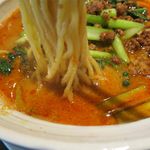 四川中華 煌炎 - 煌炎担々麺の麺