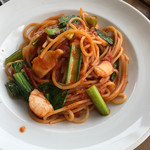 ワーズワース - 帆立と小松菜のトマトソース