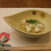 四季の味ちひろ - クエ煮物(あしらい食べちゃった)