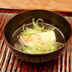 緒方 - 椀物 グジと蕗の薹