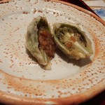 銀座 しのはら - 蕗の薹天麩羅