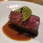 ファニエンテ - 和牛のイチボ　生姜ソース