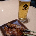 やきとり 釜飯 はん - 寄り道セットとクーポンの小ビール