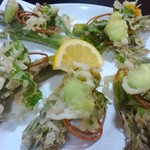 たらの芽の天ぷら！