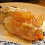 Azumazushi - 渡り蟹 醤油漬（身がめっちゃモッチリ）