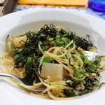 飯能美肌イタリアンレストラン イーズパッション - 海苔と春野菜のパスタ