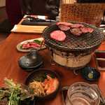 黄金宮殿 - 七輪で焼肉*\(^o^)/*