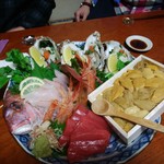 でめきん - 刺身盛り合わせ