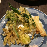 旬菜 おぐら家 - 山菜の天婦羅