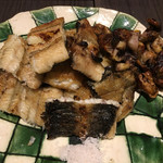 旬菜 おぐら家 - 那珂川の天然鰻の白焼き